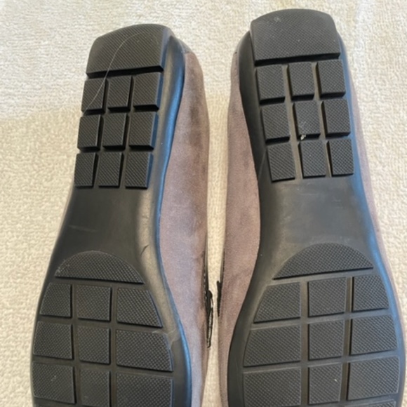 Grey Suede Loafers Vaneli Size 8 M - Picture 7 of 8